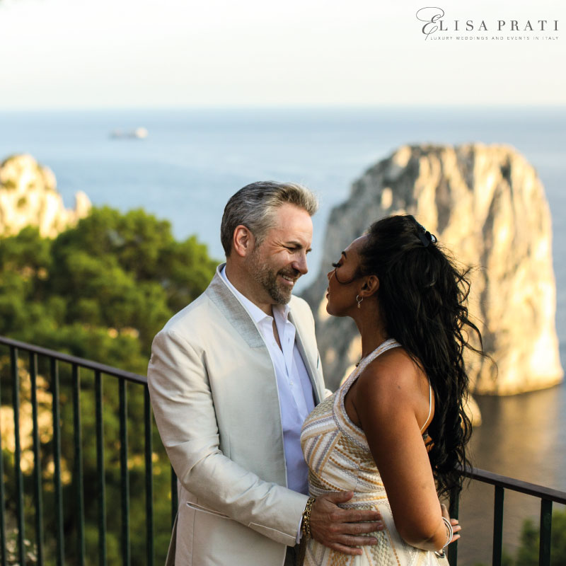 elopement in Capri